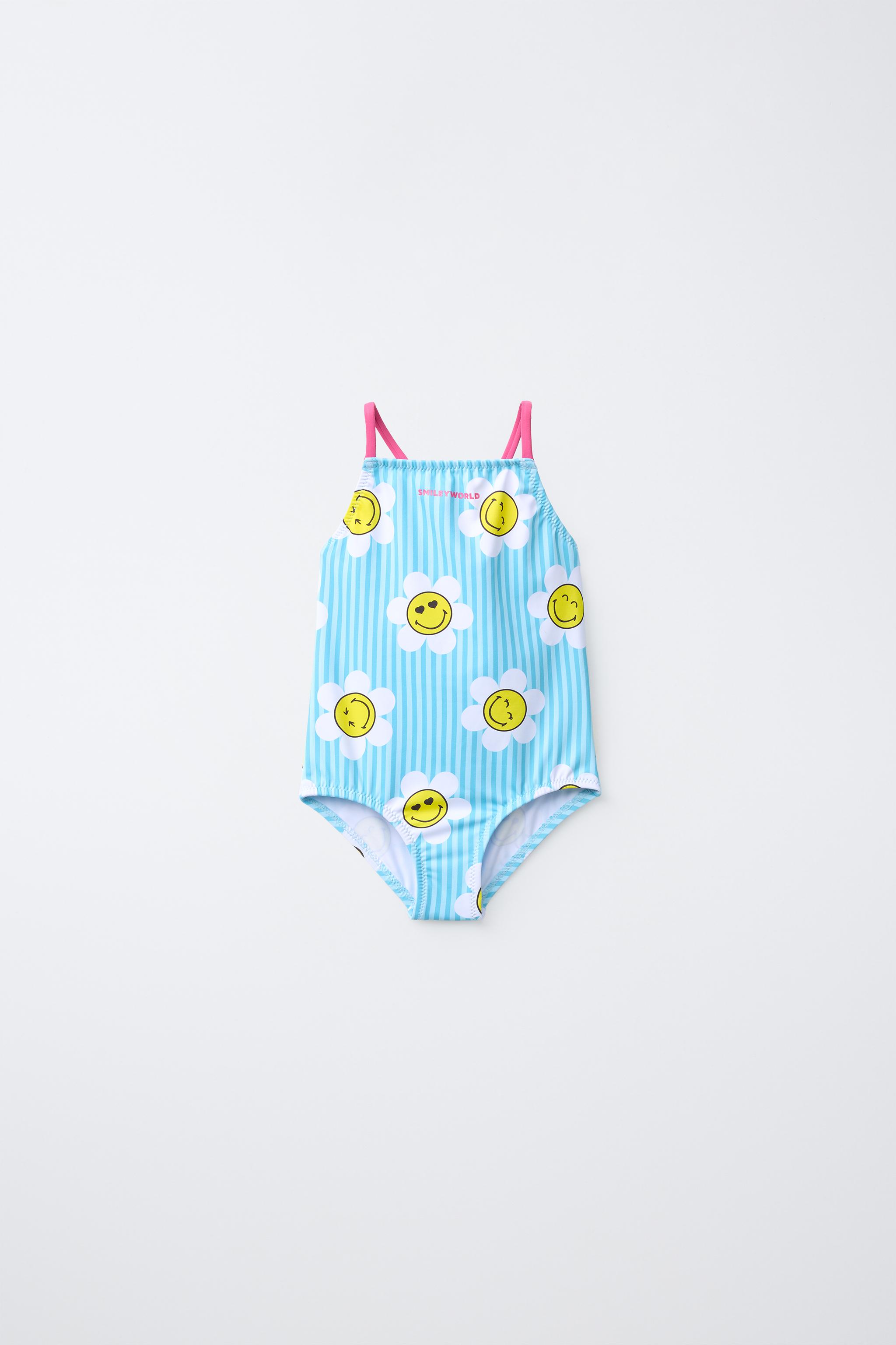 2-6 ANS/ MAILLOT DE BAIN À RAYURES SMILEYWORLD ®